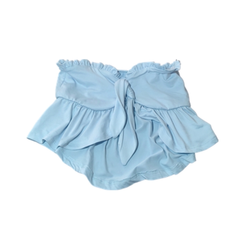 Baby blue women's tube top